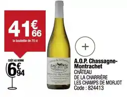 Promocash Château - a.o.p. chassagne- montrachet offre