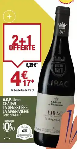 Promocash Orange - a.o.p. lirac offre
