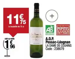 Promocash A.o.p. pessac-léognan offre