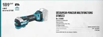 Master Pro Makita - décôpeur-ponceur multifonctions d'in622lj offre