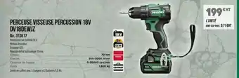Master Pro Bosch - perceuse visseuse percussion 18v du 180eu/z offre
