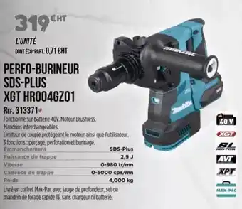 Master Pro Bosch - perfo-burineur sds-plus xgt hr004gzoi offre