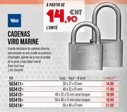 Master Pro Cadenas viro marine offre