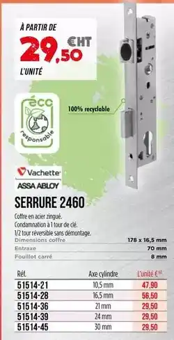 Master Pro Axe - serrure 2460 offre