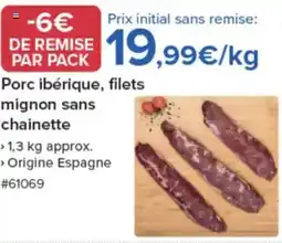 Costco Porc ibérique, filets mignon sans chainette offre