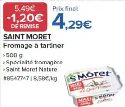 Costco SAINT MORET Fromage à tartiner offre