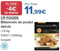 Costco CP FOODS Bâtonnets de poulet épicés offre