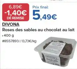 Costco DIVONA Roses des sables au chocolat au lait offre
