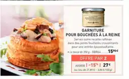 Comtesse du Barry Garniture pour bouchées à la reine offre