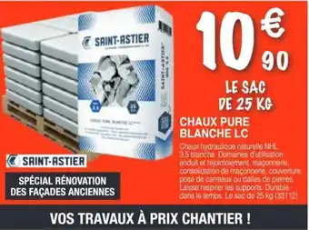 Chretien Matériaux Chaux pure blanche lc offre