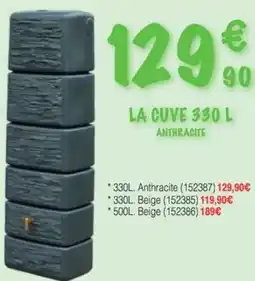 Chretien Matériaux La cuve offre