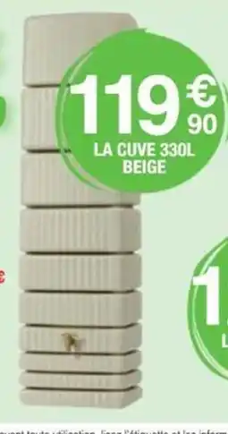 Chretien Matériaux La cuve beige offre