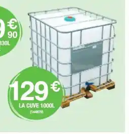 Chretien Matériaux La cuve offre