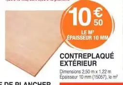 Chretien Matériaux Contreplaqué extérieur offre