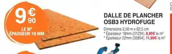 Chretien Matériaux Dalle de plancher osb3 hydrofuge offre