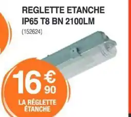 Chretien Matériaux Reglette etanche ip65 t8 bn 2100lm offre