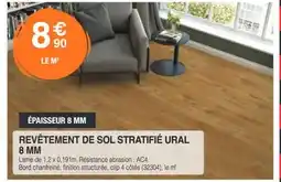 Chretien Matériaux Revêtement de sol stratifié ural offre