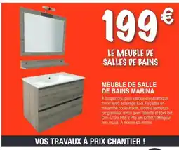 Chretien Matériaux Meuble de salle de bains marina offre