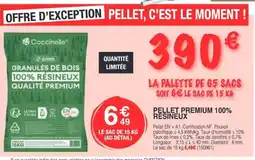 Chretien Matériaux Pellet premium 100% resineux offre