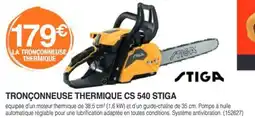 Chretien Matériaux STIGA Tronçonneuse thermique cs 540 offre
