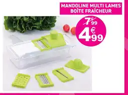 Kandy Mandoline multi lames boîte fraîcheur offre