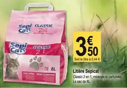 Tridôme Litière Sepicat offre