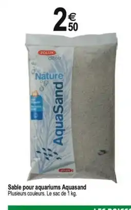 Tridôme Sable pour aquariums Aquasand offre
