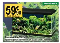 Tridôme Aquarium ciano 60 led offre