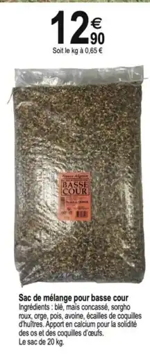 Tridôme Sac de mélange pour basse cour offre