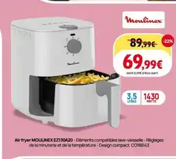 Darty MOULINEX Air fryer EZ130A20 offre