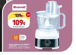 Darty BRANDT Robot Multifonction ROB707BX offre