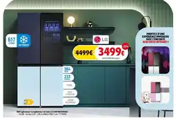 Darty LG Réfrigérateur congélateur en bas GMV960NNME offre
