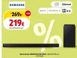 Darty SAMSUNG Barre de son HW-B540 offre