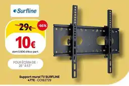 Darty SURFLINE Support mural tv offre