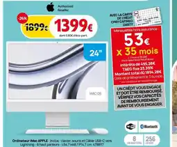 Darty Ordinateur iMac APPLE offre