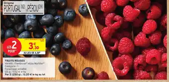 Intermarché Hyper Fruits rouges offre
