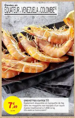 Intermarché Hyper Crevettes cuites offre