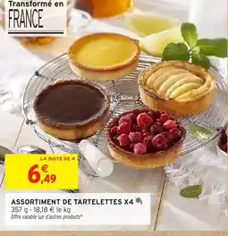 Intermarché Hyper Assortiment de tartelettes x4 offre
