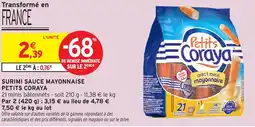 Intermarché Hyper PETITS CORAYA Sauce mayonnaise offre