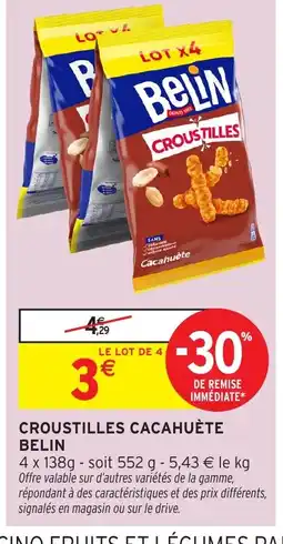 Intermarché Hyper BELIN Croustilles cacahuète offre