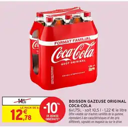 Intermarché Hyper COCA-COLA Boisson gazeuse original offre