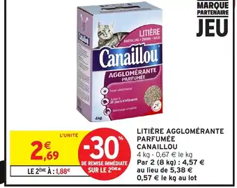 Intermarché Hyper CANAILLOU Litière agglomérante parfumée offre