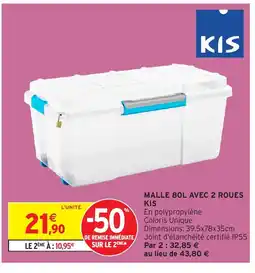 Intermarché Hyper KIS Malle avec 2 roues offre