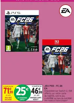 Intermarché Hyper Jeu ps5 - fc 26 ea offre