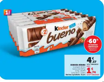 U Express KINDER Bueno offre