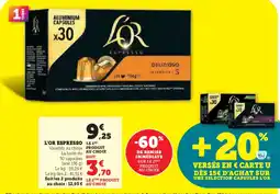 U Express L'OR Espresso offre