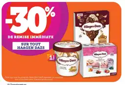 U Express HAAGEN DAZS Sur tout offre
