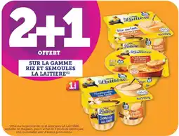 U Express LA LAITIERE Sur la gamme riz et semoules offre