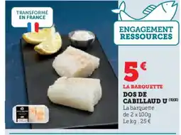 U Express Dos de cabillaud u offre