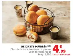 U Express Beignets fourrés offre